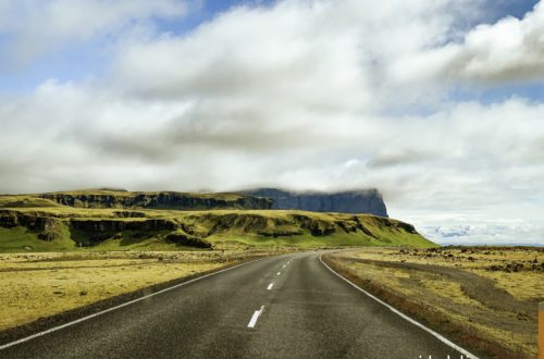 Iceland travel in the summer - driving on Golden Circle (Ring Road)