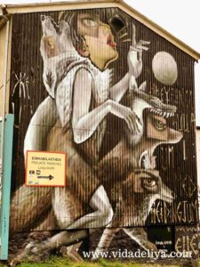 Iceland Laugavegur Street Mural Art