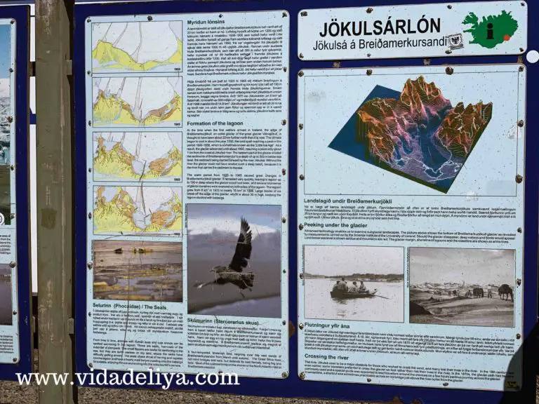 11. Jökulsárlón glacier boat tour - signage 1