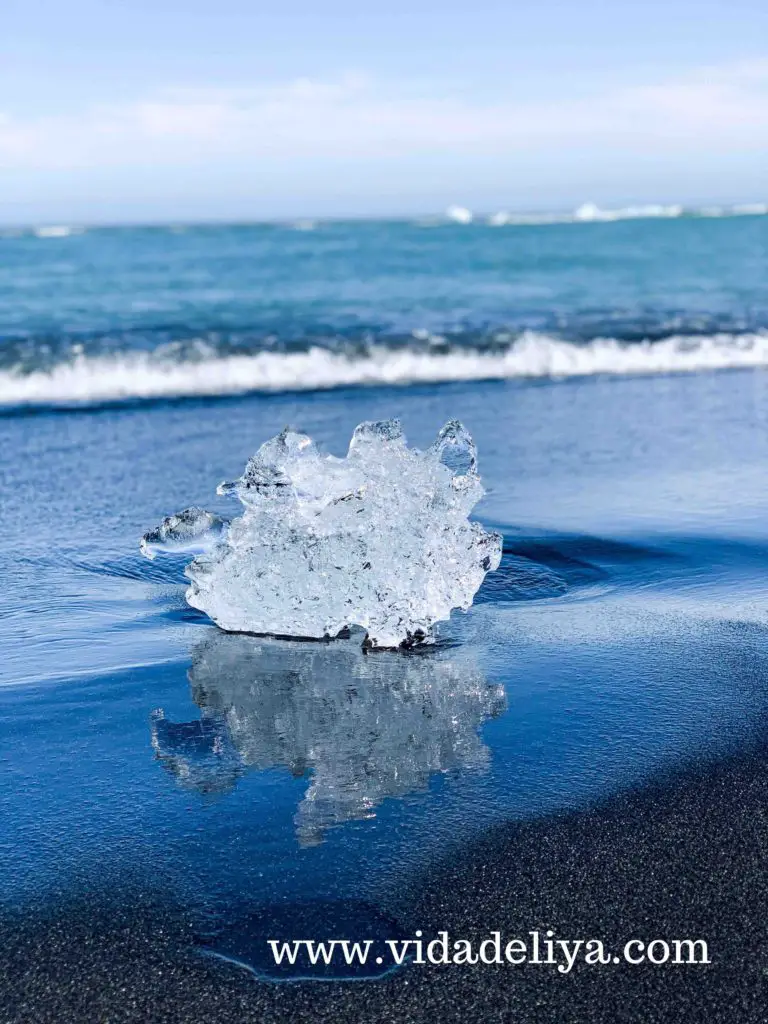 3. Visit Iceland's Diamond Beach - Breiðamerkursandur