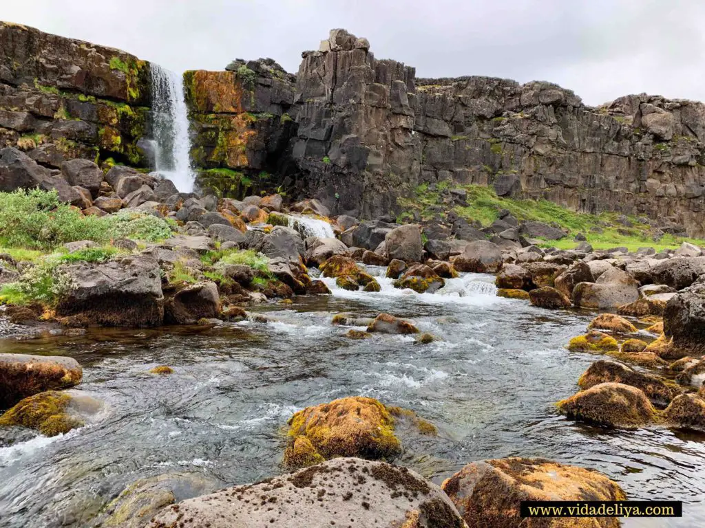 21. Öxarárfoss waterfall, Thingvellir National Park, Iceland