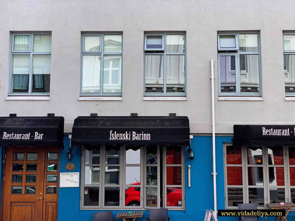 33. Exterior Shot of Islenski Barinn - Icelandic bar near Laugvegur, Reykjavik, Iceland