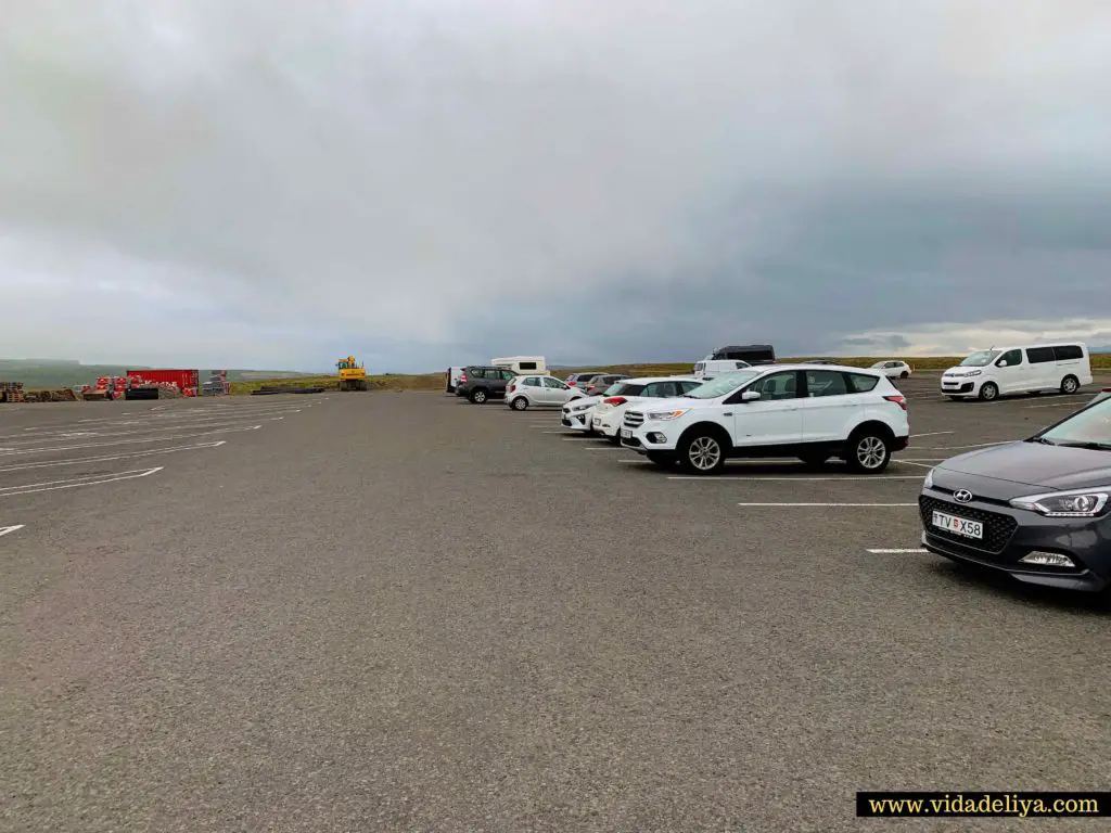 4. Gullfoss in Iceland car park