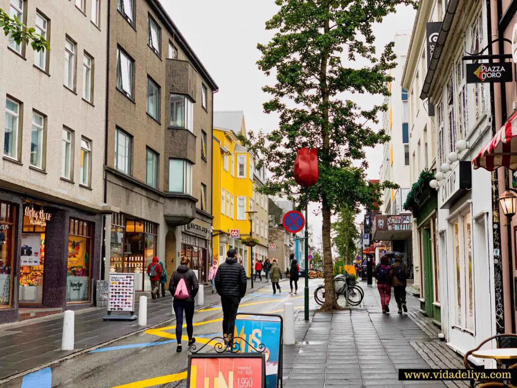 5. Laugavegur Shopping Street, Reykjavik Iceland