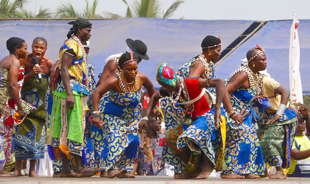 Benin - Vodun Dancers in Ouidah - Benin