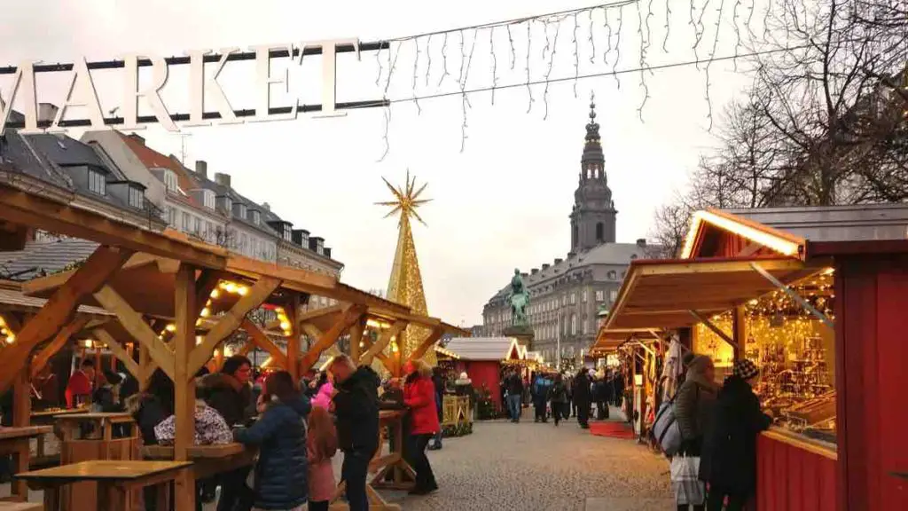 Copenhagen, Denmark - Højbro Plads Christmas Market-compressed