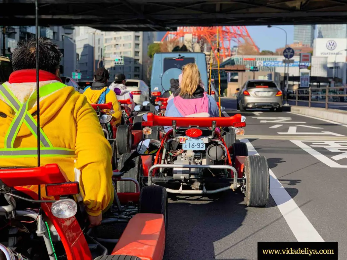 Mario Go Karting in Tokyo, Japan