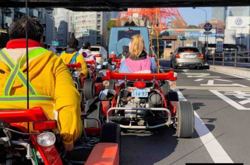 Mario Go Karting in Tokyo, Japan