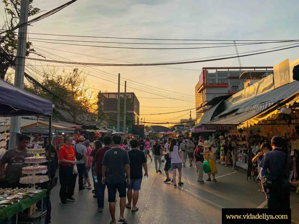 1. Chatuchak Weekend Market Bangkok Thailand - main shopping street