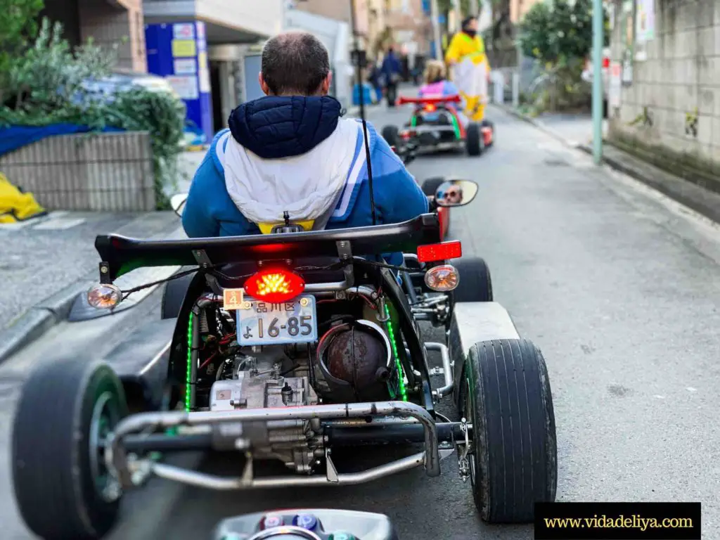 Go-Karting at Shirokane-Takanawa, Tokyo, Japan