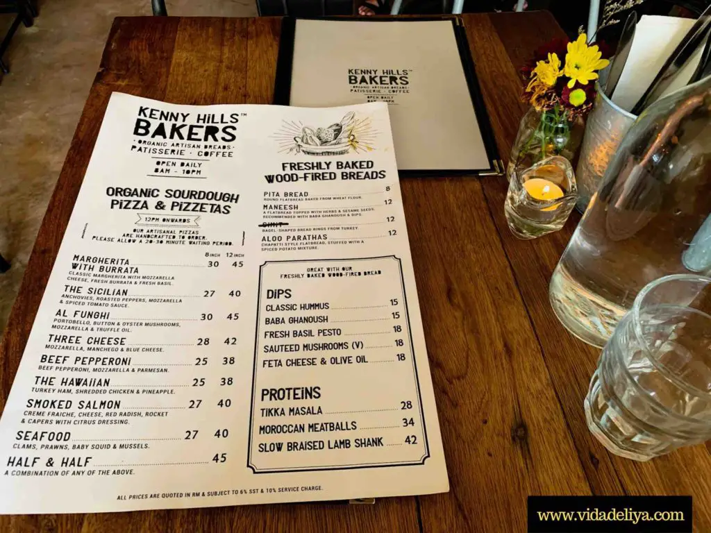 22 Kenny Hills Bakers Ampang, Kuala Lumpur Malaysia - restaurant - menu 2