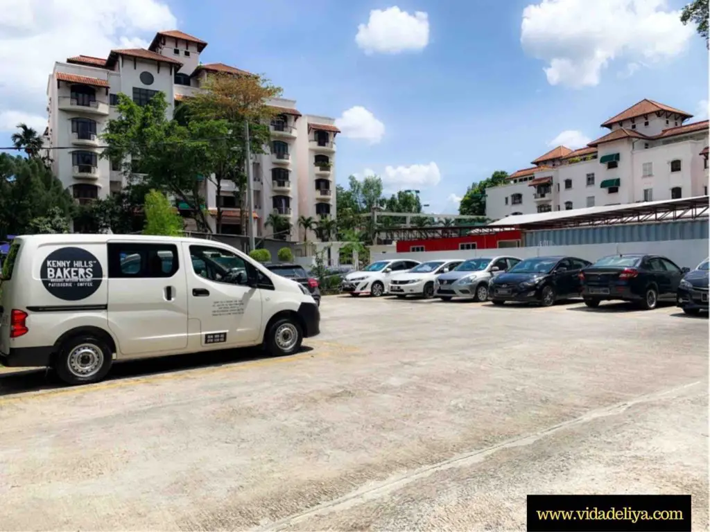 3. Kenny Hills Bakers Ampang, Kuala Lumpur Malaysia - car park space view