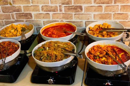 5. Kimchi glass noodles & rice noodles in Wara-Wara Korean Restaurant in Solaris Mont Kiara, Kuala lumpur Malaysia