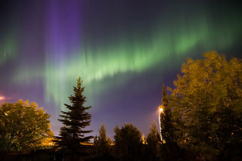 Northern Lights at Alberta, Canada