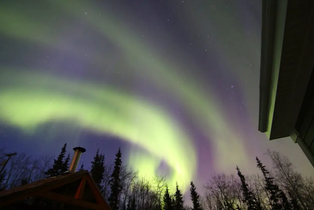 Northern Lights at Fairbanks, Alaska, USA