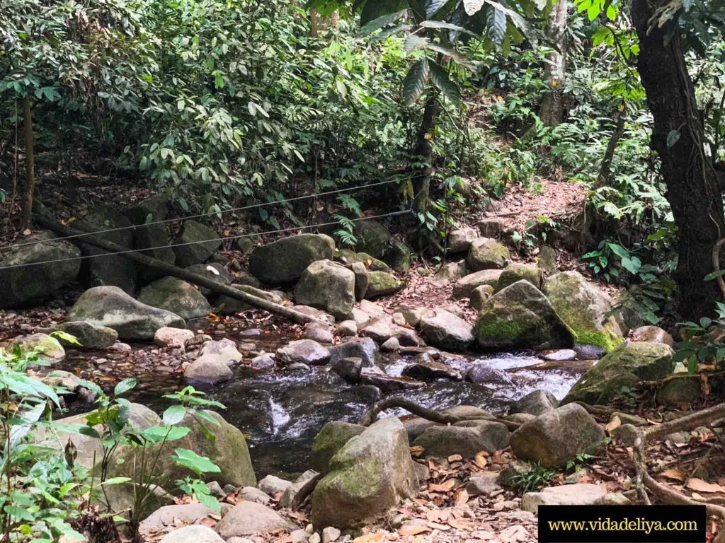 18 Fifth and final river crossing at Nuang Kem Lolo Malaysia