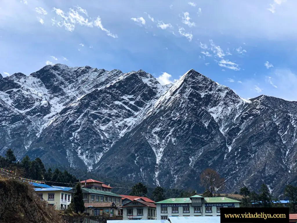 The Nest Lodge, Lukla Nepal - view from the window