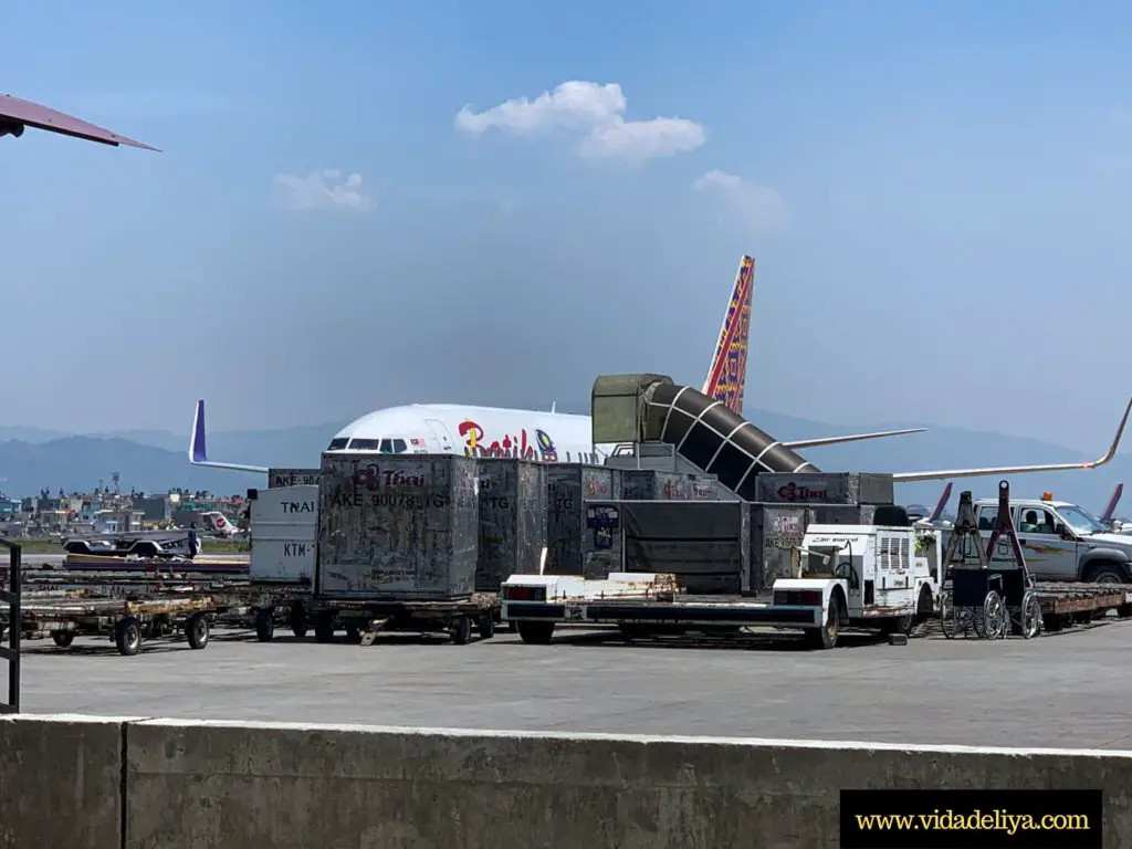 11. Malindo flight arrives at Tribhuvan International Airport departure lounge
