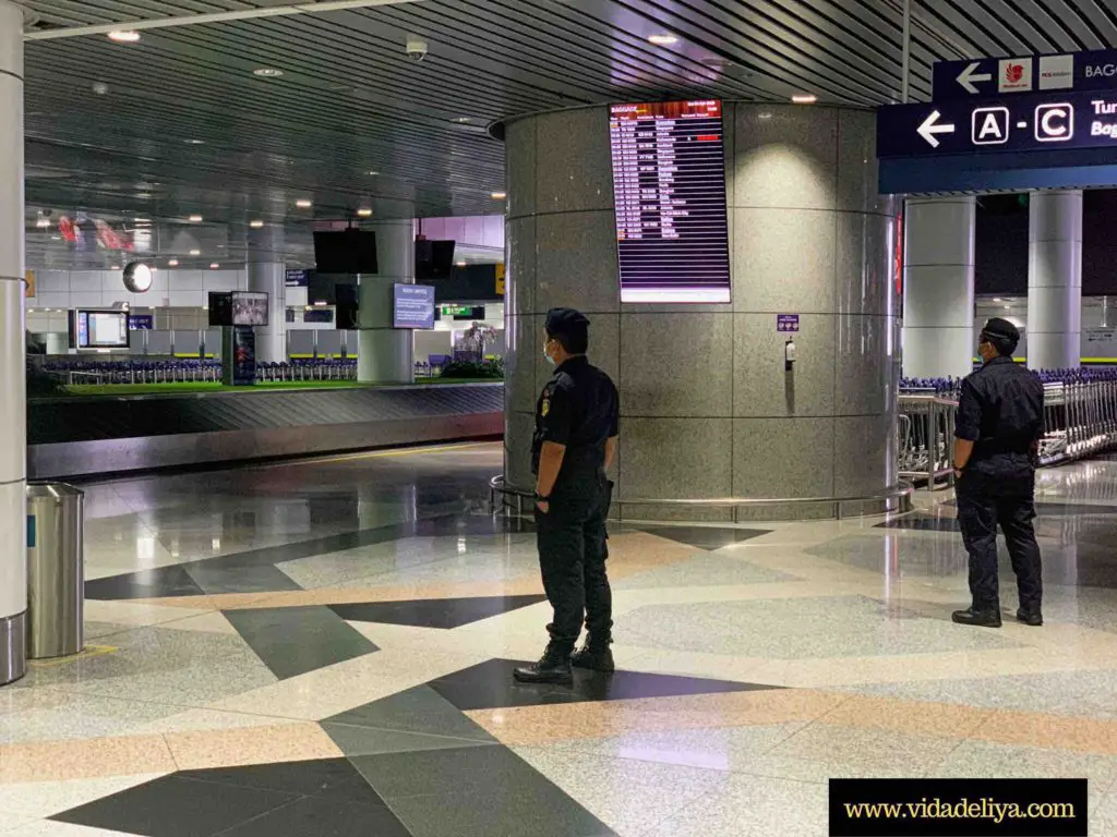 15. policemen at KLIA arrival hall