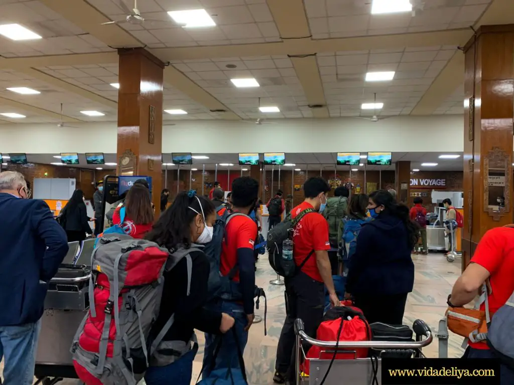5. Tribhuvan International Airport - check in for boarding pass