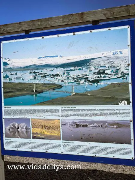 12. Jökulsárlón glacier boat tour - signage 2